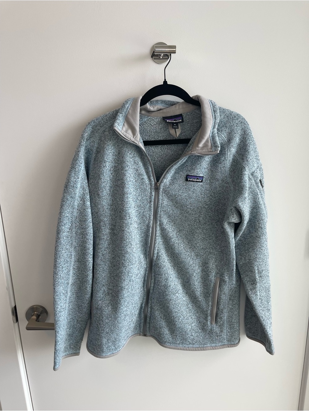 Patagonia Women’s Light Blue Full-Zip Fleece Jacket